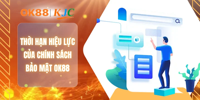 Thời hạn hiệu lực của chính sách bảo mật OK88